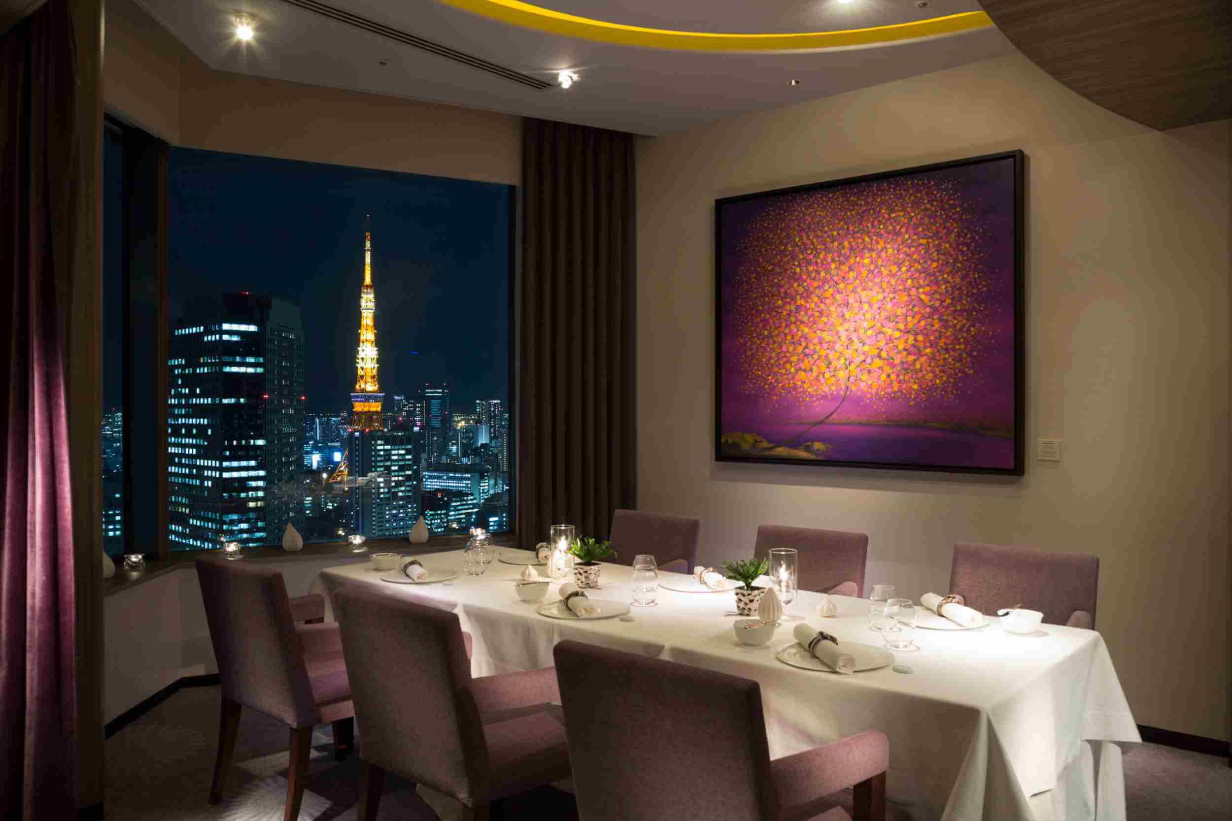 個室のご案内 レストラン バー Anaインターコンチネンタルホテル東京