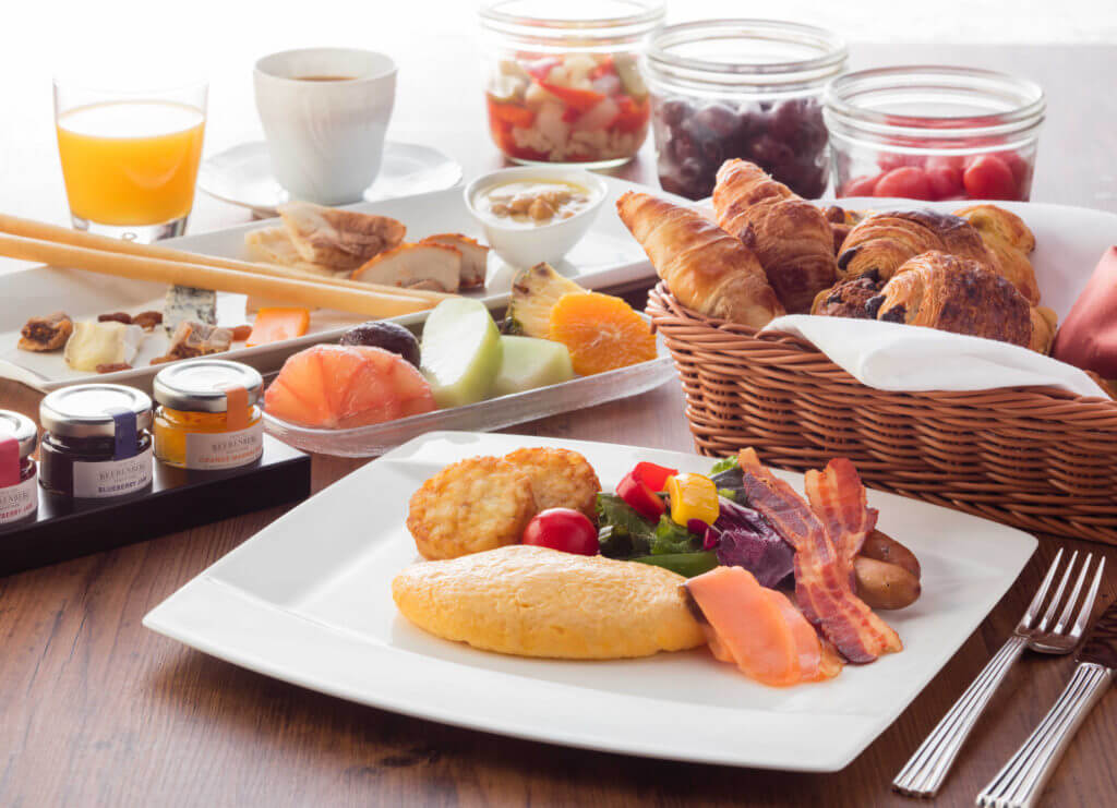 Breakfast at Cascade Cafe / カスケイドカフェでの朝食