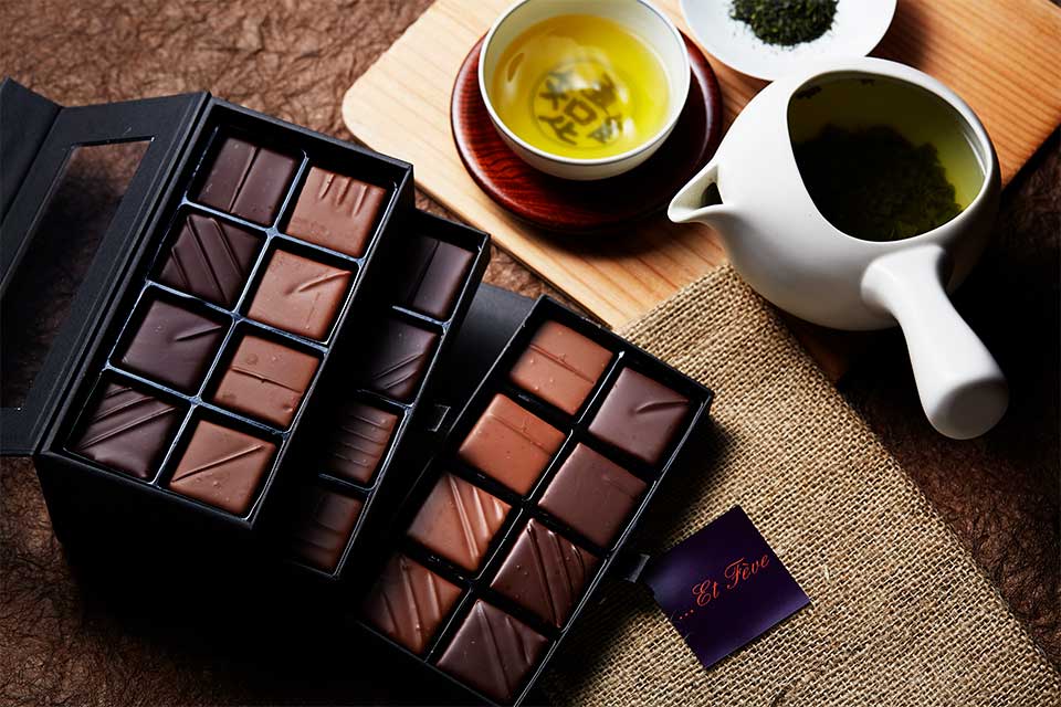 日本茶とチョコレートのマリアージュ