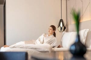 客室でくつろぎのひととき