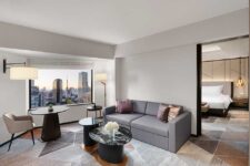 1キング 空スイート リビング