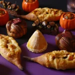 ハロウィンのケーキとパン