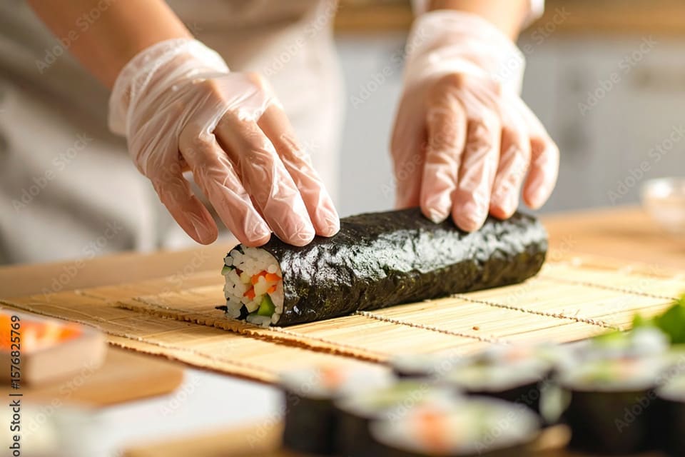 Sushi making