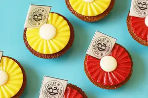 ストロベリークリーム・オレンジクリームとフィナンシェ