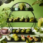 アトリウムラウンジの抹茶アフタヌーンティー