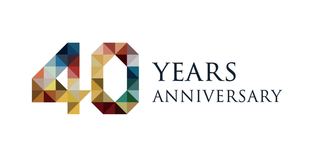 ANAインターコンチネンタルホテル東京 開業40周年のロゴ