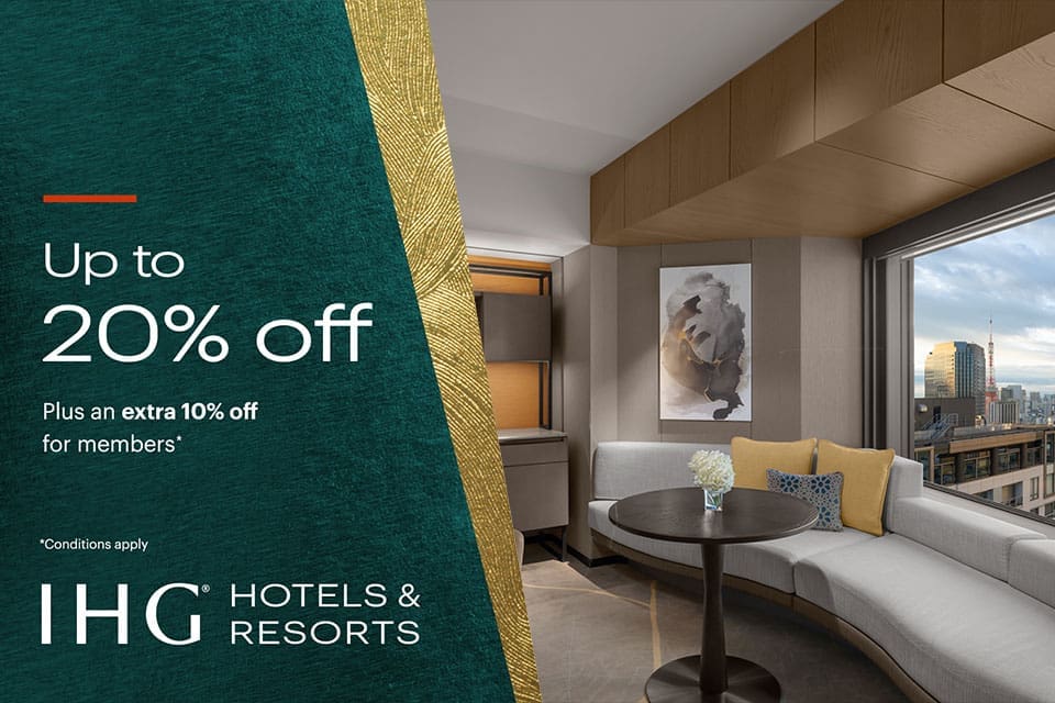 Up to 20% off Plus an extra 10% off for members