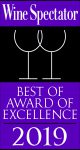 Wine Spectator’s 2019 Best of Award of Excellence Wine Spectator’s 2019 Best of Award of Excellence